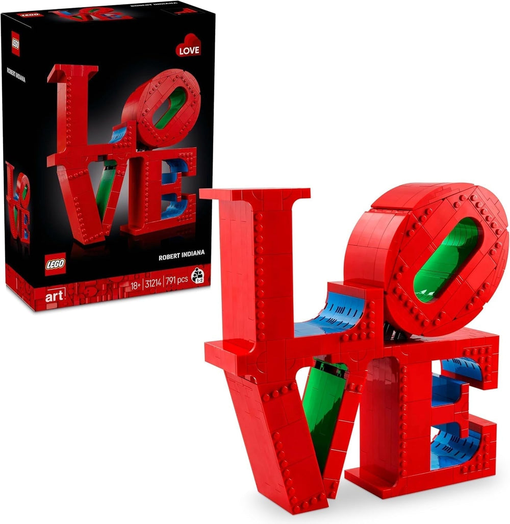 Stavebnice LEGO Art Love pro dospělé, Domácí dekorace, Dárek k Valentýnu a Ke Dni matek, Dárek pro ženy a muže, Kreativní činnost pro milovníky umění a designu 31214 Stavebnice Besuche den LEGO-Store Výchozí název