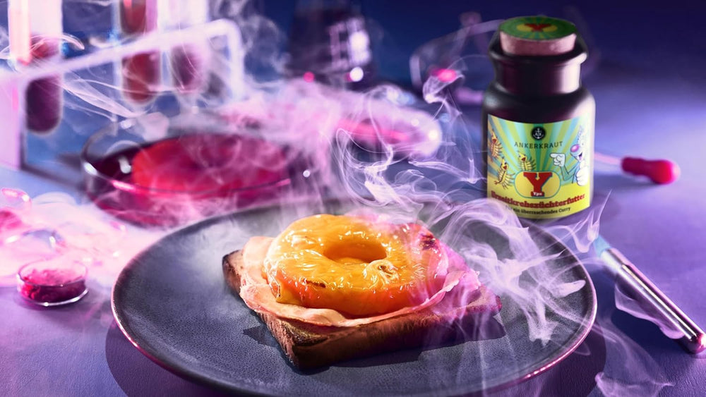 Ankerkraut x Yps Urzeitkrebszüchterfutter, Gewürzmischung für Rice, Gemüse und Snacks, mit Rote Beete, Kurkuma und Zwiebel, ohne Salz, 80 g im Corkenglas