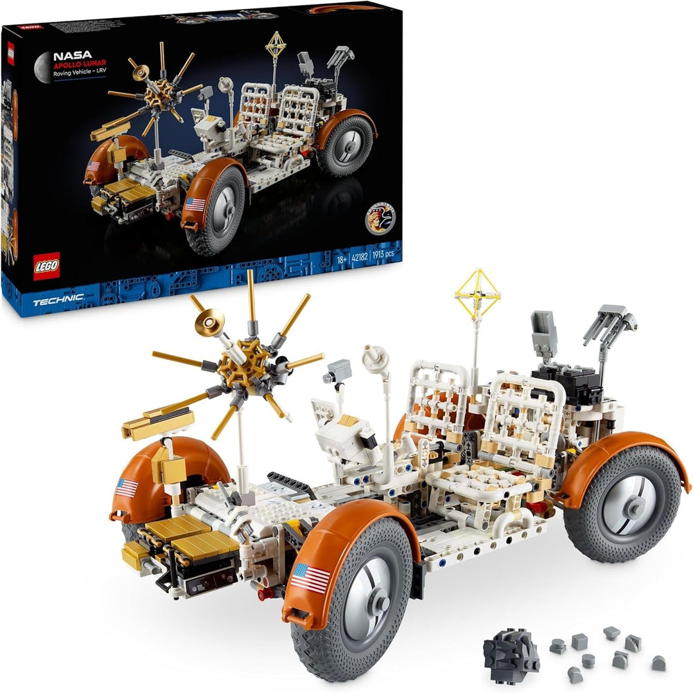 LEGO Technic NASA Apollo Lunar Roving Vehicle (LRV), Lunar Rover Model pro dospělé, Vesmírné sběratelské předměty pro vědecké nadšence, Stavebnice, Model vesmírného vozidla 42182 Stavebnice Besuche den LEGO-Store Výchozí název