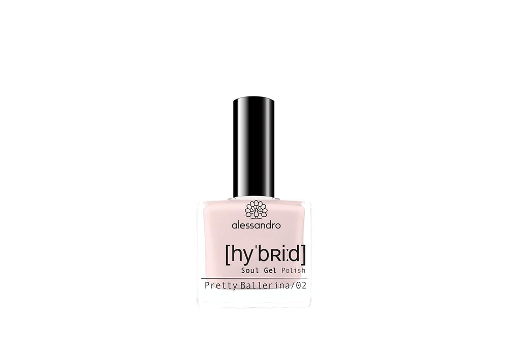 Lak na nehty Alessandro Sinful Glow HYBRID - Nude odstín - Perfektní nehty v pouhých 3 krocích, bez LED - vydrží až 10 dní! 8 ml