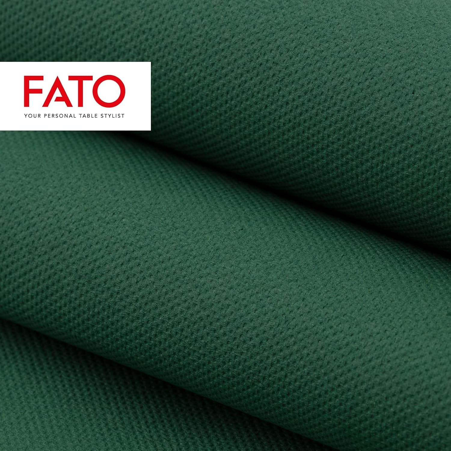 - Șervețele de hârtie de unică folosință, Softness And Softness, pachet de 40 de șervețele, dimensiune 38X38 pliate în 4, 2 straturi, culoare verde pădure, 100% hârtie din celuloză pură, certificate Fsc (pachet cu 2)