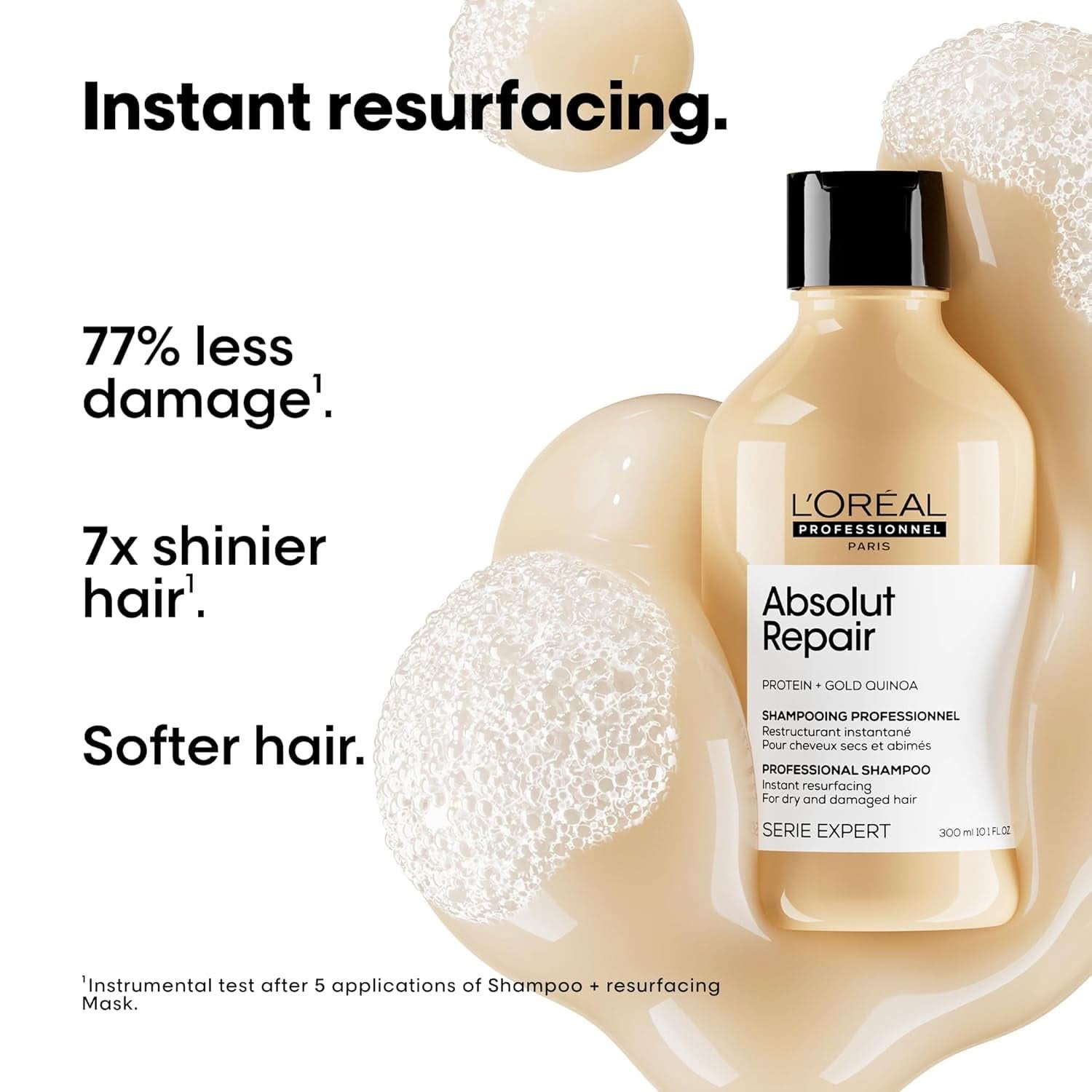 L'OréAl Professionnel Serie Expert Absolut Repair Gold, Quinoa Shampoo + Protein Sprcha a koupel Naty Shop