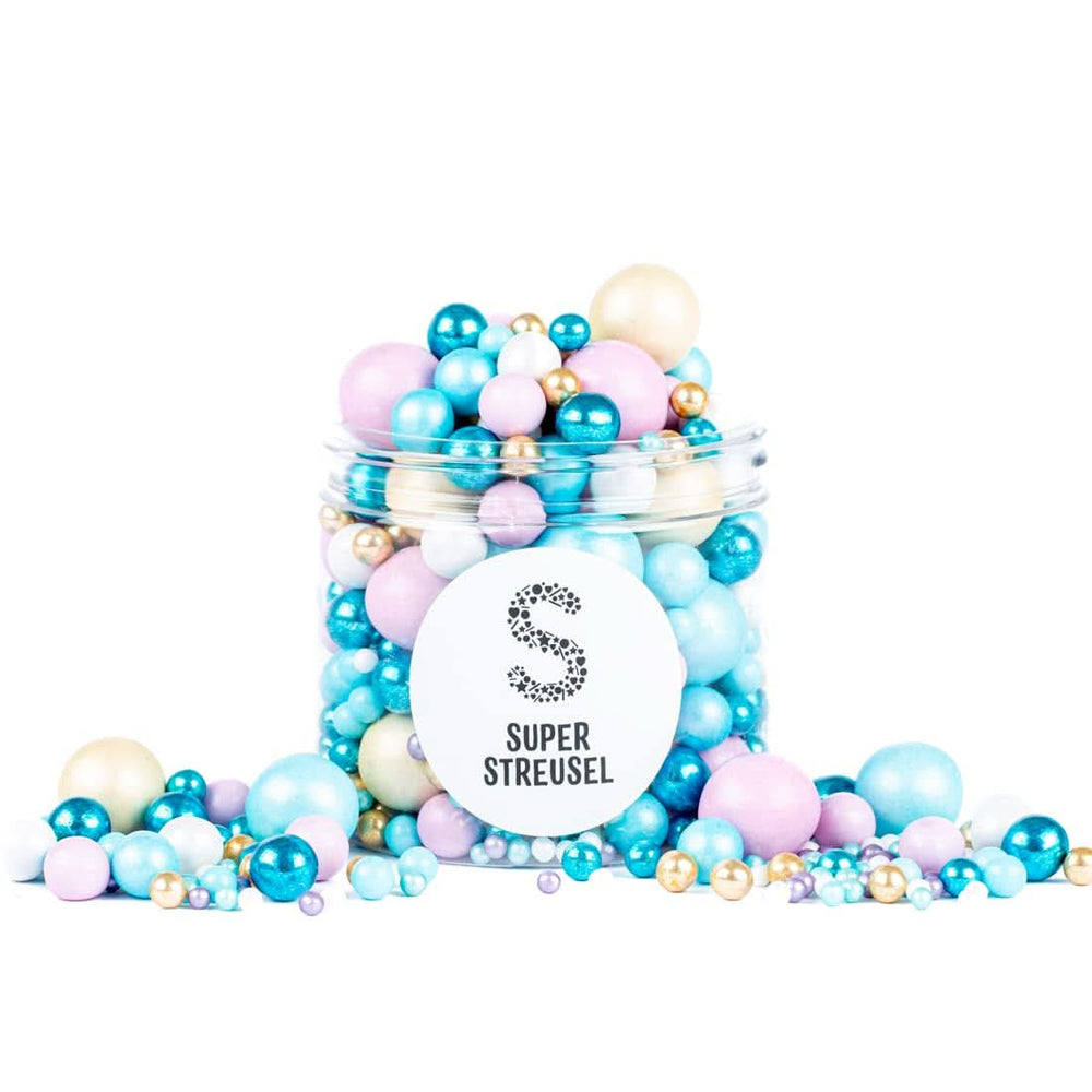 Super Streusel Sea Bubbles, perle și bile de zahăr, 190 grame Naty Shop