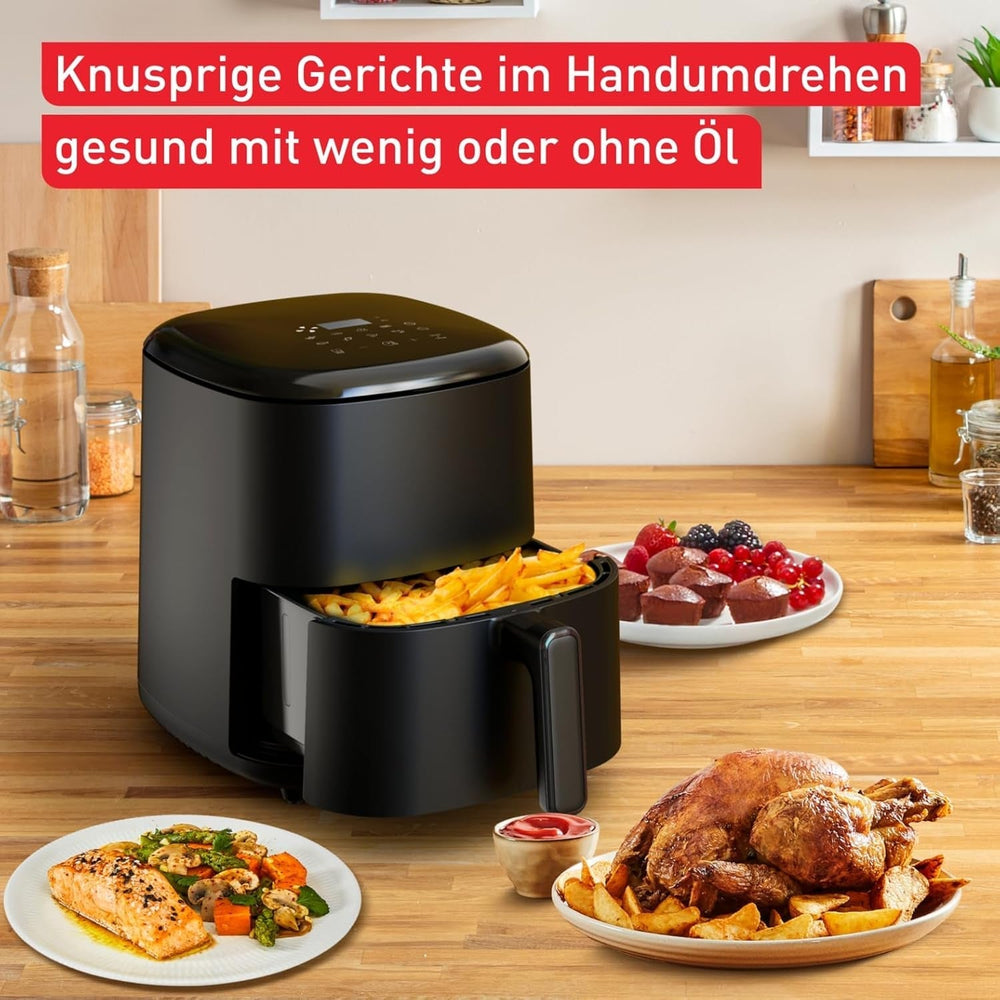 Tefal Easy Fry Max EY2458, 5 litrů, horkovzdušná fritéza, 10 automatických programů vaření, digitální dotykový displej Spotřebiče Naty Shop