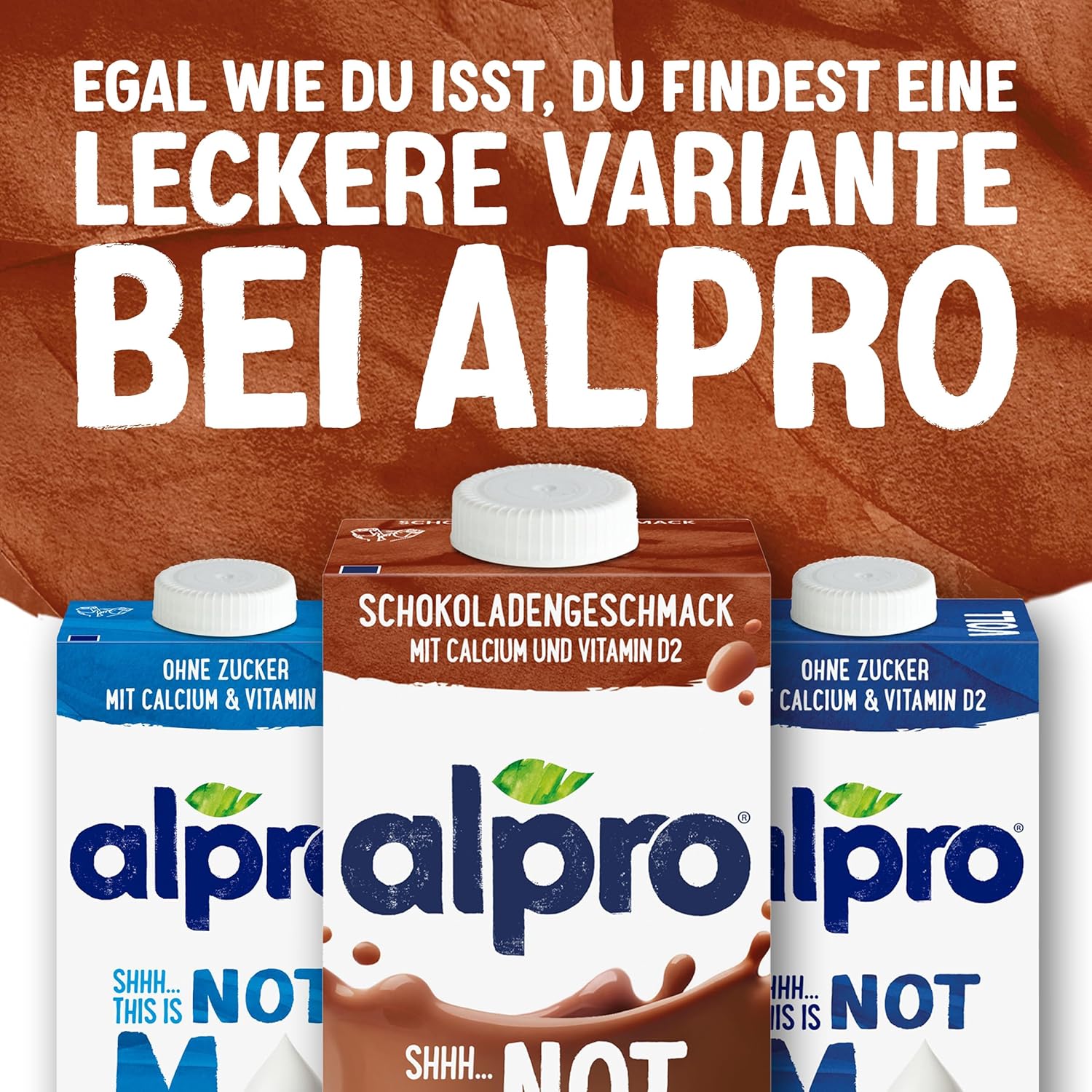 Alpro Vanilkový sójový nápoj - veganský, bez laktózy, s vitamíny