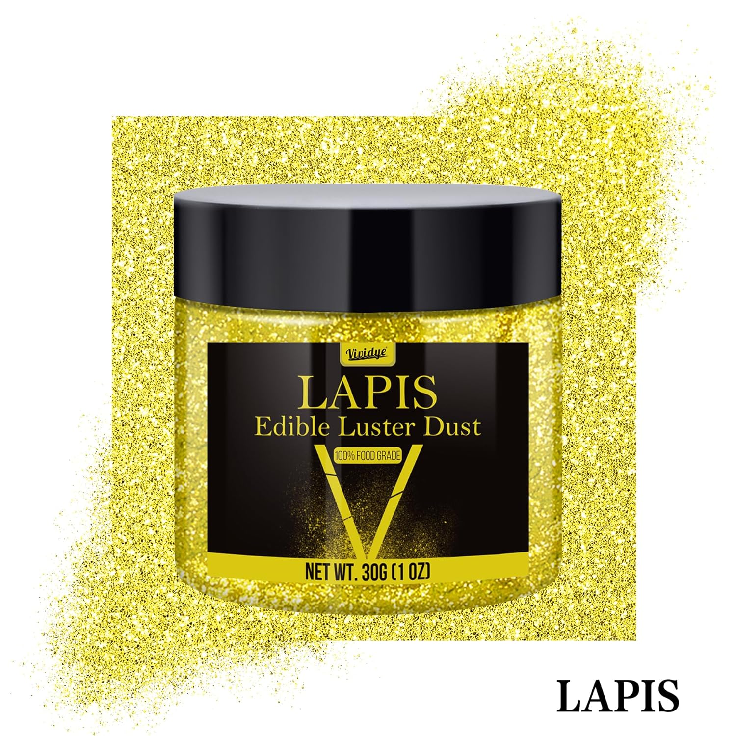 Jedlé třpytky, pudr, různé barvy, 30 gramů Naty Shop