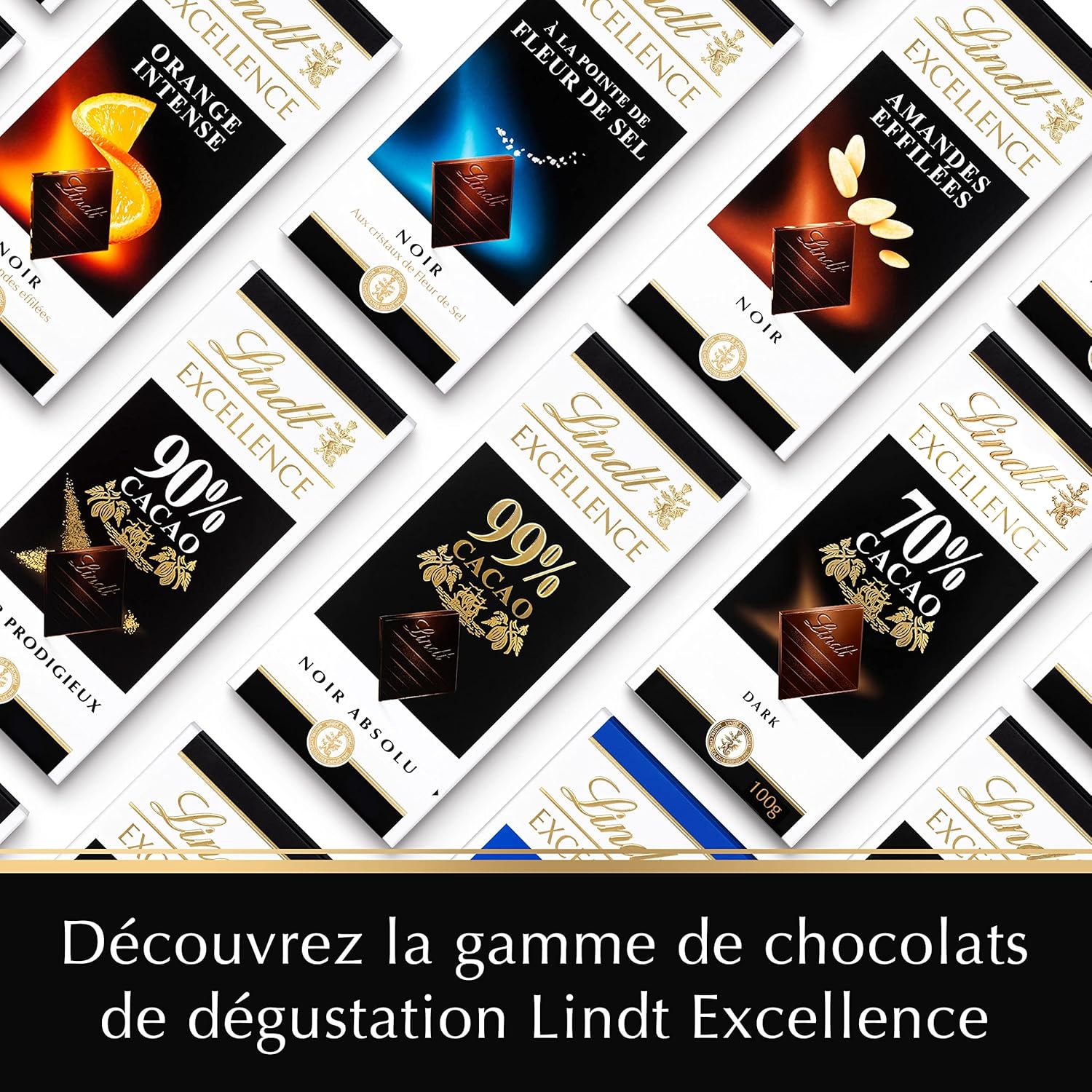 Lindt Excellence 78% kakaová tyčinka - Veganská tyčinka Intensity Cocoa 100g Ideální dárek