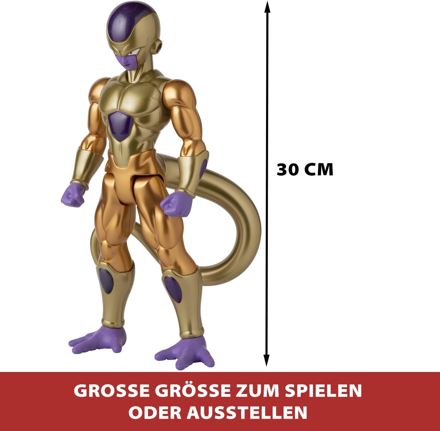 BANDAI - Dragon Ball Super - Golden Freezer - Limit Breaker Figure 30 Cm - Licența oficială Dragon Ball - Big Articulated Freezer Figure - Frieza Figure - Toy For Kids 4+ Years - 36733 Action figures Naty Shop
