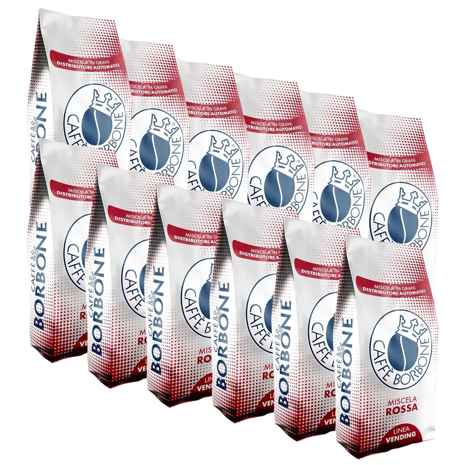 Boabe de cafea Borbone RED Blend 1 kg x 12