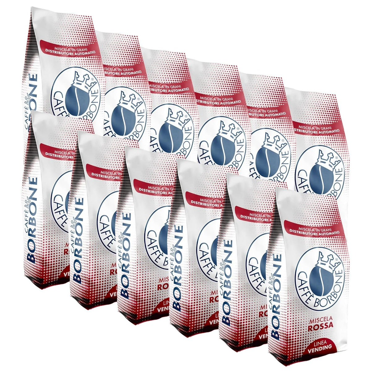 Boabe de cafea Borbone RED Blend 1 kg x 12