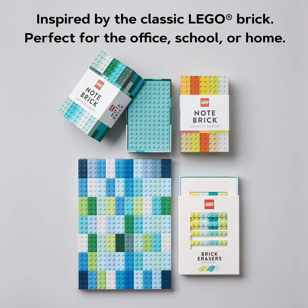 LEGO® Note Brick (modro-zelená): 224 listů s poznámkami (LEGO x Chronicle Books)
