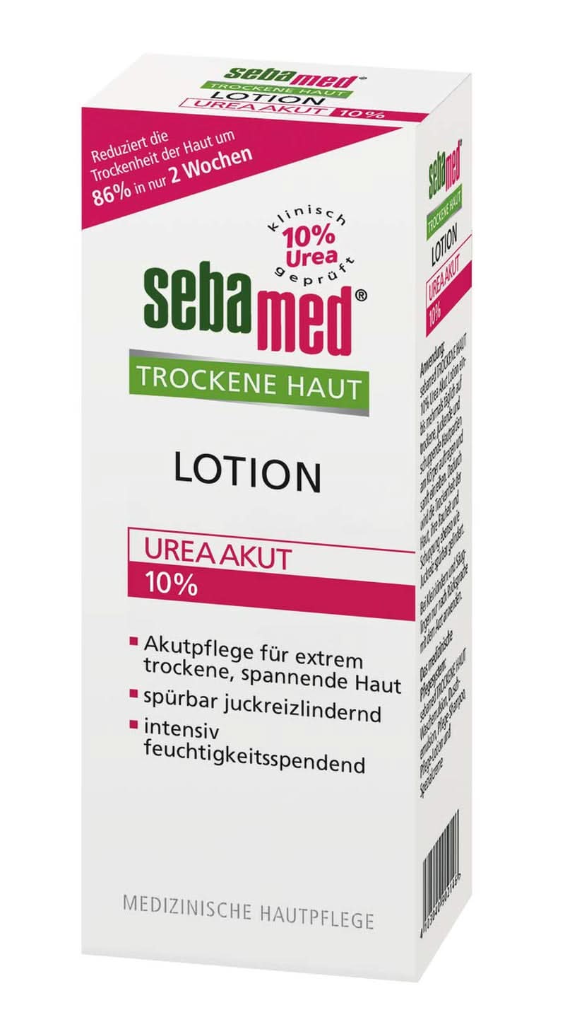 Sebamed Urea Akut, ameliorează vizibil senzația de tensiune, rugozitate și mâncărime, 200 ml Duș și baie Naty Shop