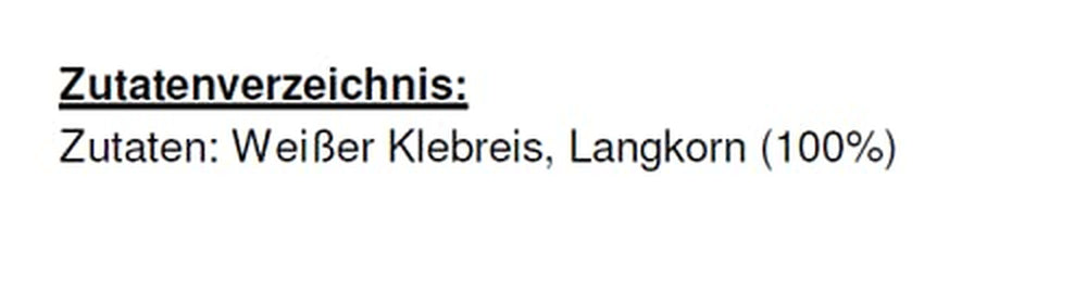 RICEFIELD lepkavá rýže, 1 kg