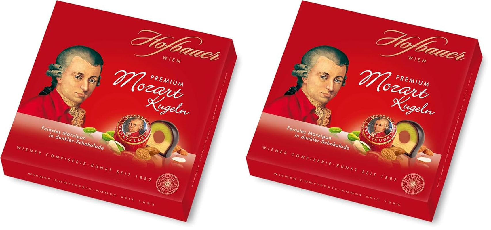 Hofbauer Vienna, Mozartkugeln 200 g, hořká čokoláda