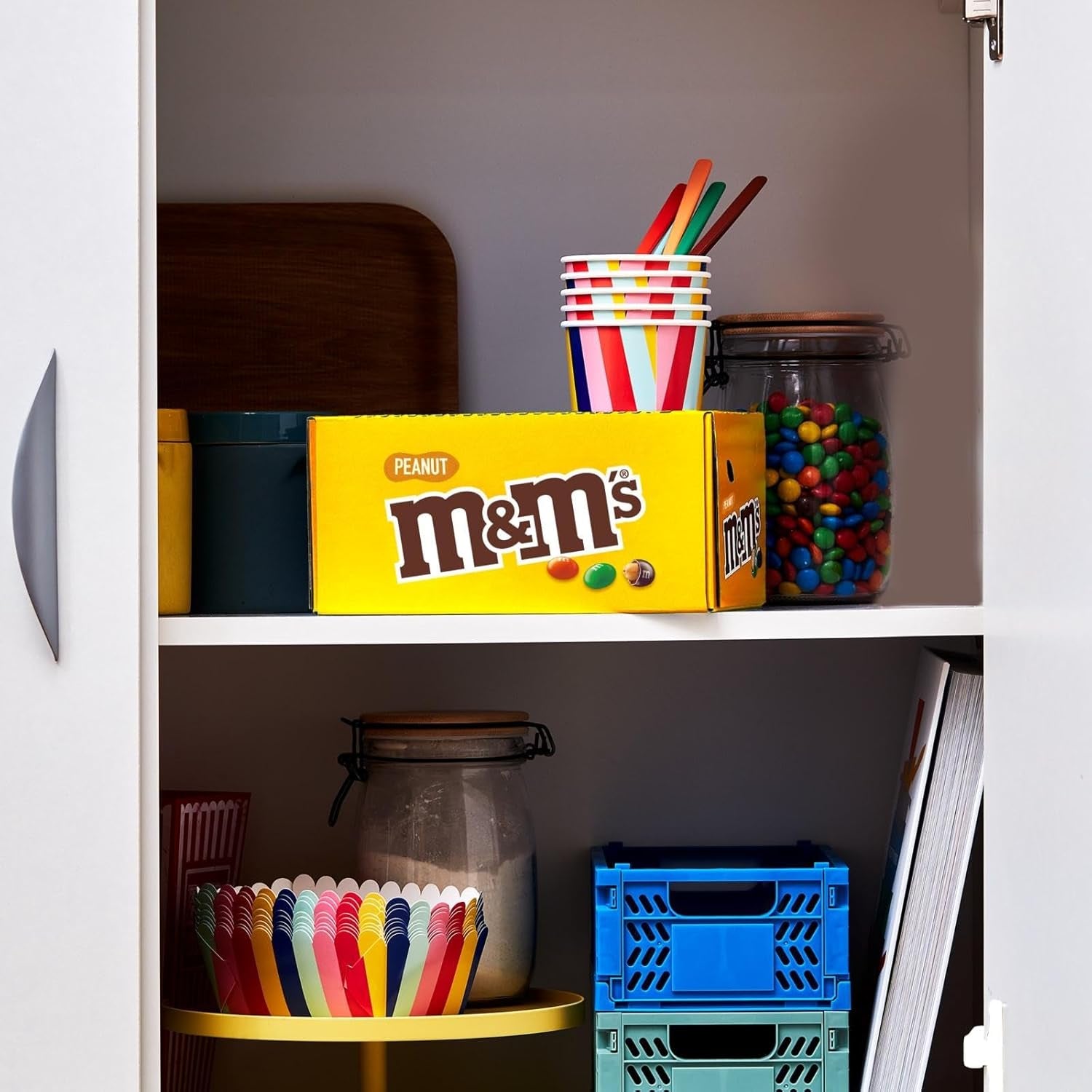 M&M's Arašídové čokoládové hromadné balení 24 x 45 g Čokoláda Čokoláda s arašídovou příchutí Čokoláda (1080 g) Ideální jako pamlsek na téma fotbal