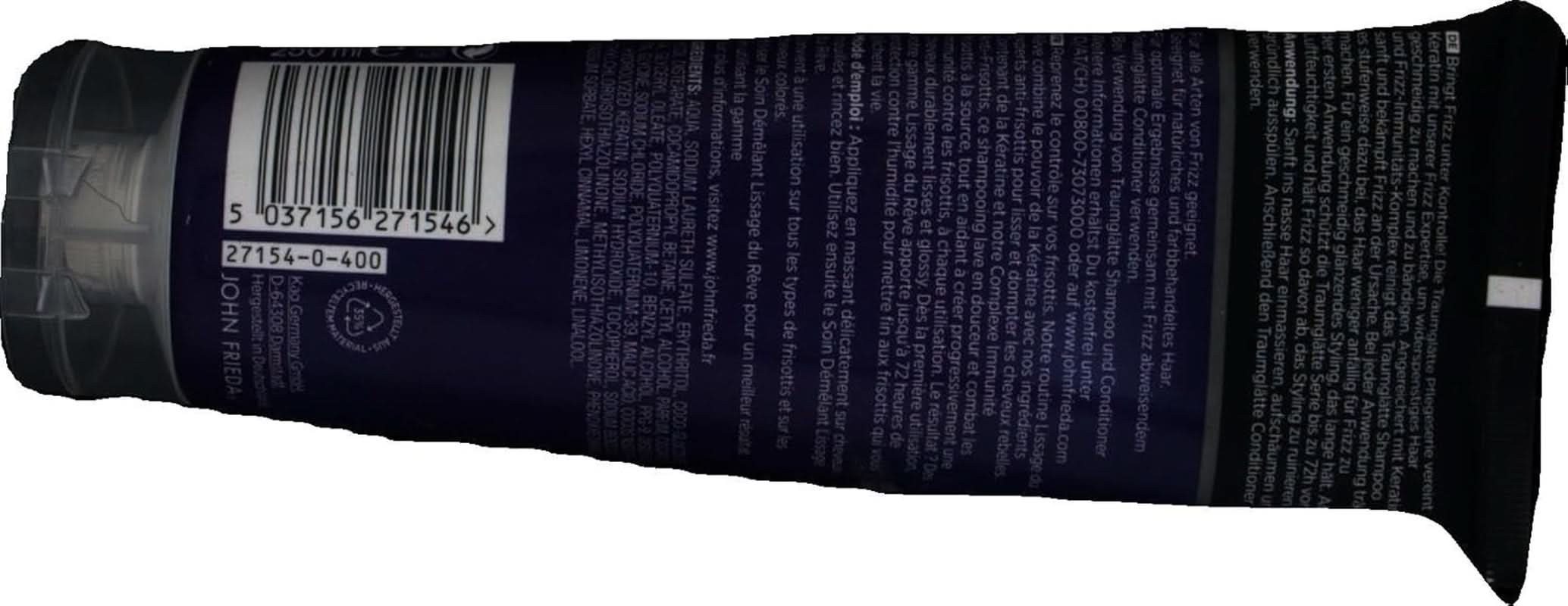 John Frieda - Frizz Ease Dream Smoothing Shampoo, 250 ml Sprcha a vana Naty Shop