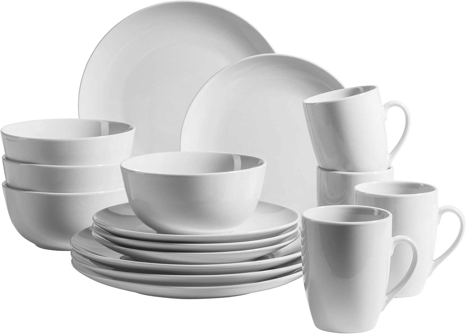 Mäser Kombiservice, Porzellan Barca, Weiß Seturi vesela masa Naty Shop Default Title