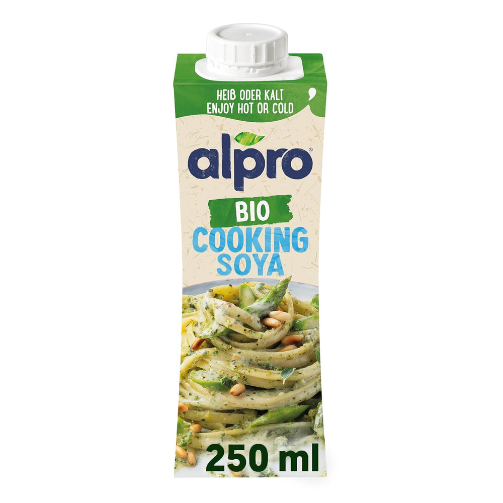 Alpro Bio Cooking Soya – Vegan Bio Kochcreme – 15 x 250 ml