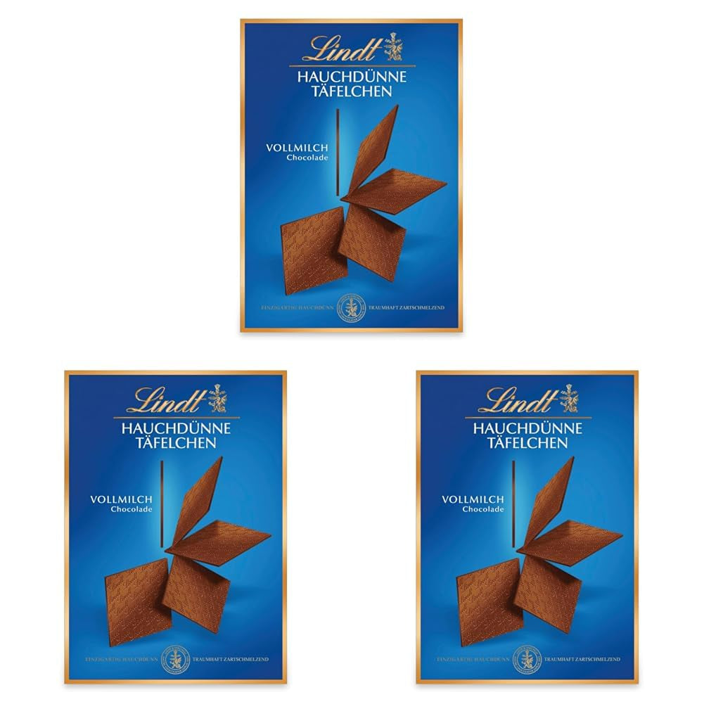 Lindt čokoládové ultratenké tyčinky tmavé čokolády | 125 g | Ultratenké tyčinky z nejjemnější hořké čokolády | Zvláště tenké a jemné | Čokoládový dárek (1 balení)