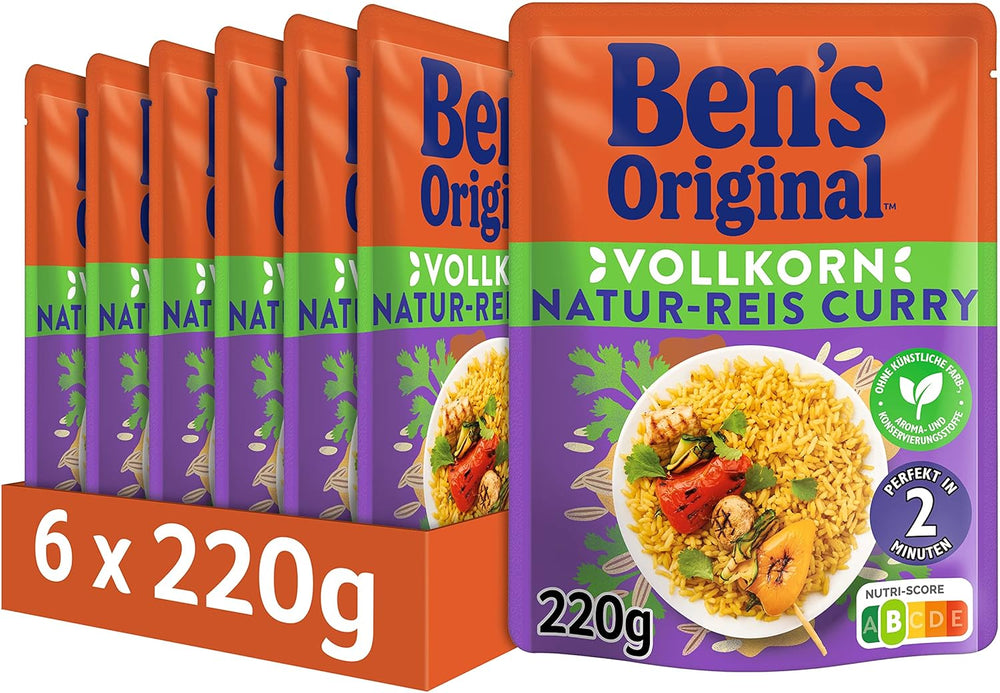 BEN'S ORIGINAL™ natural expresní rýže 6 x 220 g