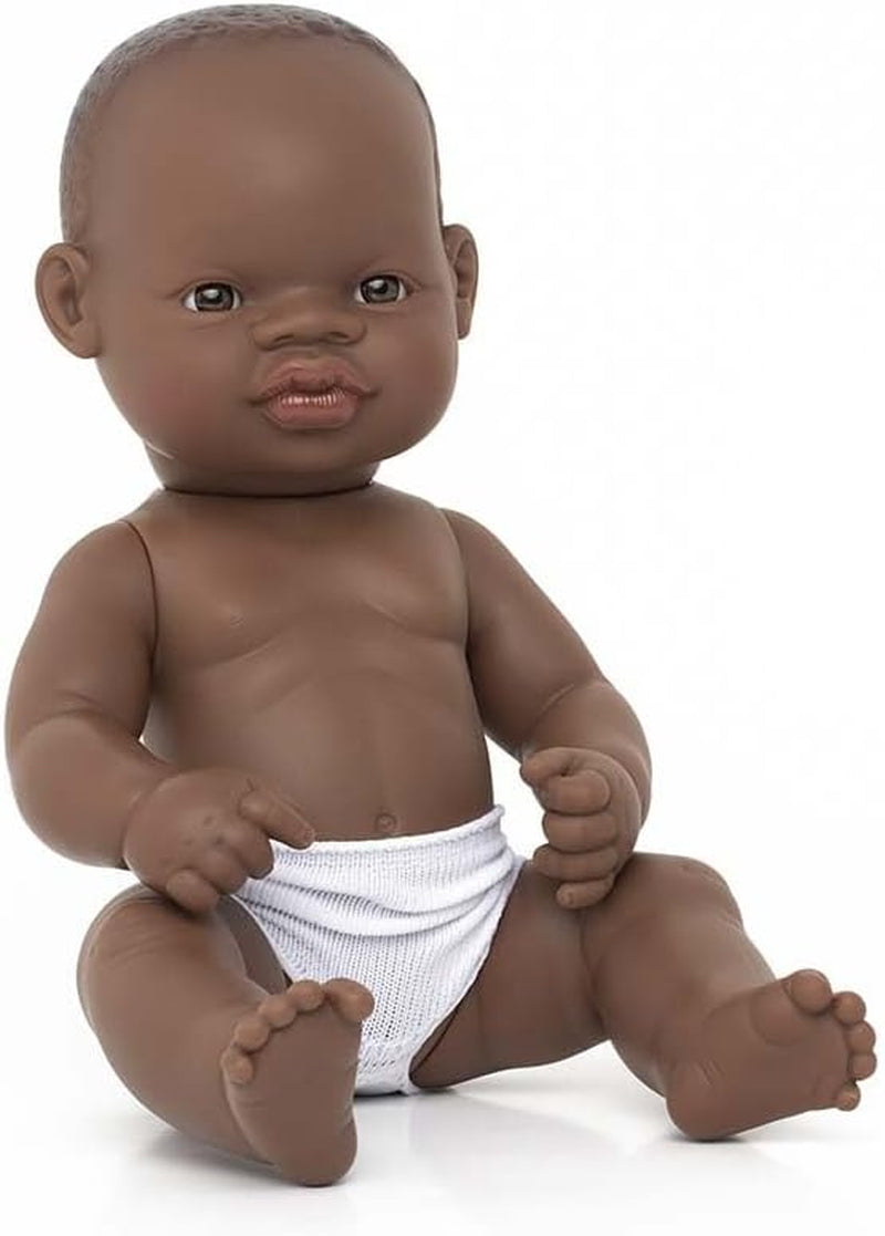 Miniland 31037 - Baby Südamericanischer Junge Tüte - ohne Unterwäsche, 32 cm