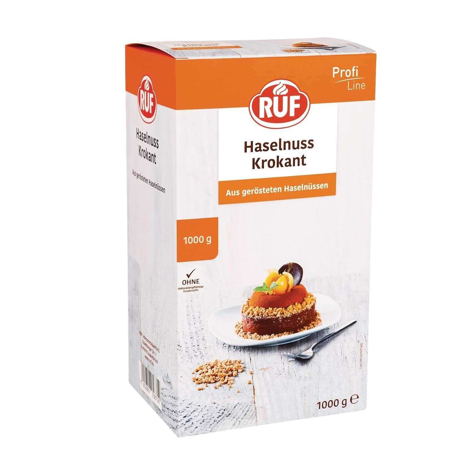 RUF Sypání barevného cukru v duhových barvách, 1 kg Sypání Naty Shop Crunchy