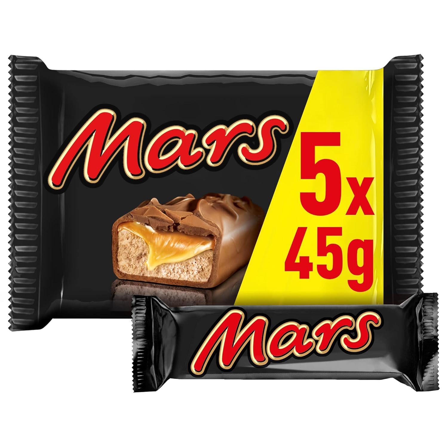 Mars Čokoládové tyčinky Karamelová čokoláda 1 balení 5 tyčinek (1 x 225 g) (balení 2 ks)