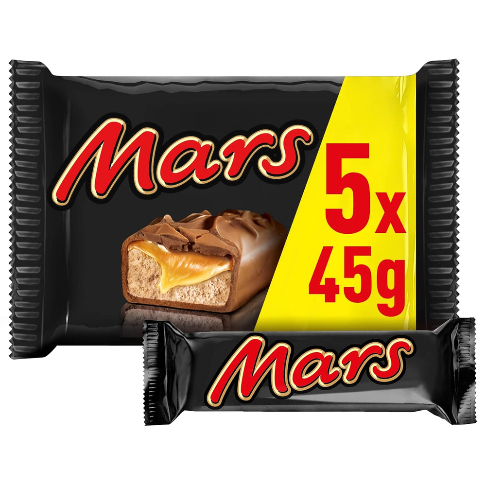 Mars Čokoládové tyčinky Karamelová čokoláda 1 balení 5 tyčinek (1 x 225 g) (balení 2 ks)