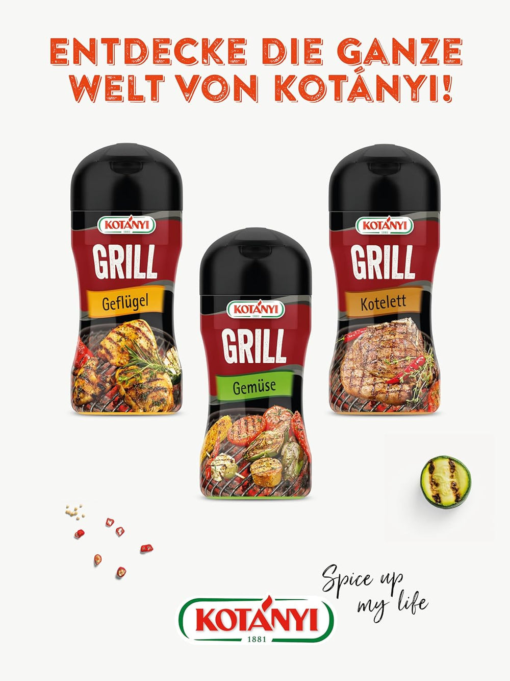 KOTÁNYI Grill Fisch Grillgewürz 80g - Gewürz für Fisch & Meeresfrüchte - Marináda pro jede Fischart - Gewürzmischung zum Grillen - [Jetzt für die nächste Grillfeier bestellen!]