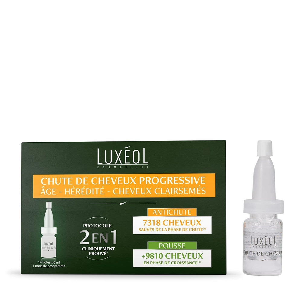 Luxeol Progresivní vypadávání vlasů 2-v-1, program na 1 měsíc - 14 lahviček po 6 ml Luxeol Hair Care Default Title