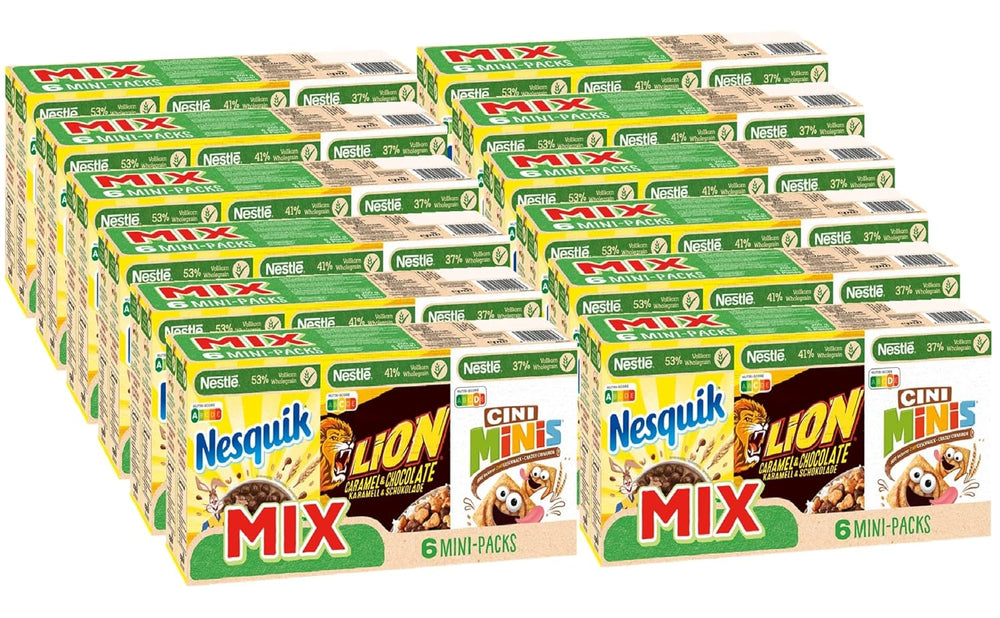 Nestlé Mix cereální mini balíčky, 6 kusů, 1 balíček (1x200g až 4x30g, 2x40g)