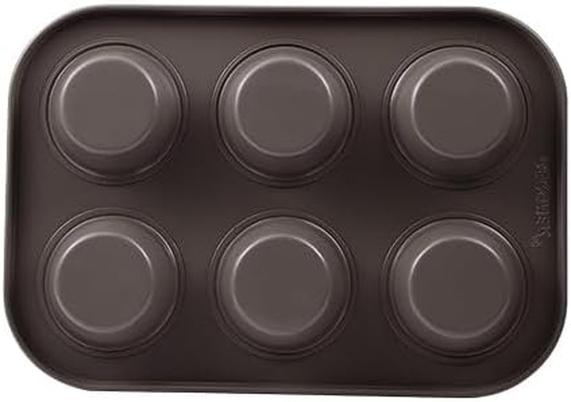 BERGNER BAKING LOVERS - Set Von 2 X 6 Cup Muffinformen - Kohlenstoffstahl Mit Ilag Essential, PFOA Frei, Leicht Zu Reinigen Formy a plechy na pečení Naty Shop