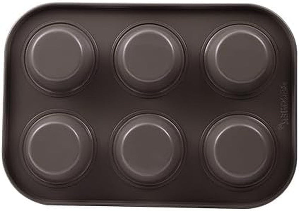 BERGNER BAKING LOVERS - Set Von 2 X 6 Cup Muffinformen - Kohlenstoffstahl Mit Ilag Essential, PFOA Frei, Leicht Zu Reinigen Formy a plechy na pečení Naty Shop