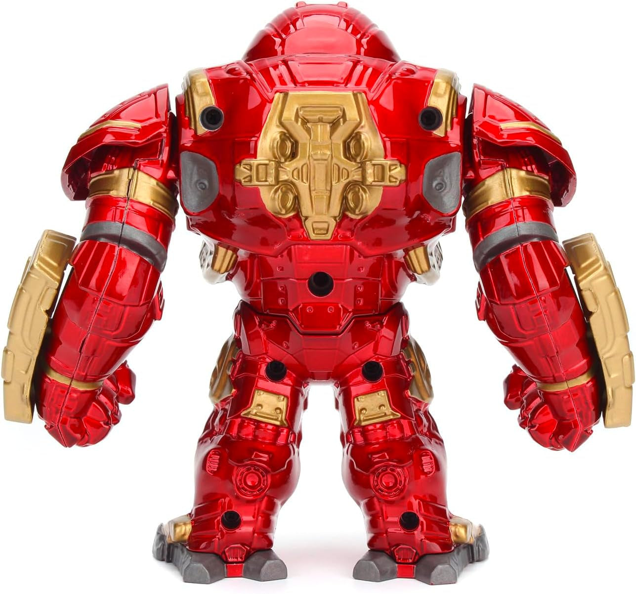 Figurka Jada Toys Marvel Hulkbuster & Ironman, Otevřená a zavřená helma, Sběratelské figurky, Sada, Odlitek, Červená, Velikost: 6" Hulkbuster & 2" Ironman Akční figurky Naty Shop