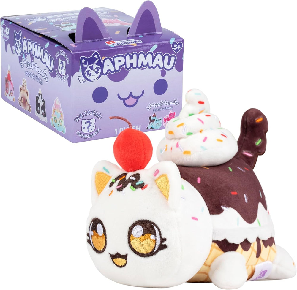 Aphmau - 15 cm Mystery Meemeows Plush - Ice Cream Akční figurky Naty Shop