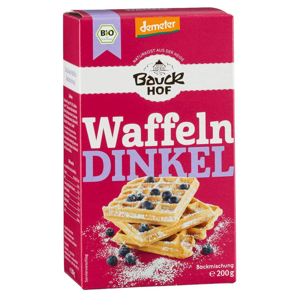Demeter Bauck Hof Bio Dinkel Wafflen, 200 g Směs na pečení a vaření Naty Shop 200 G (2Er Pack)