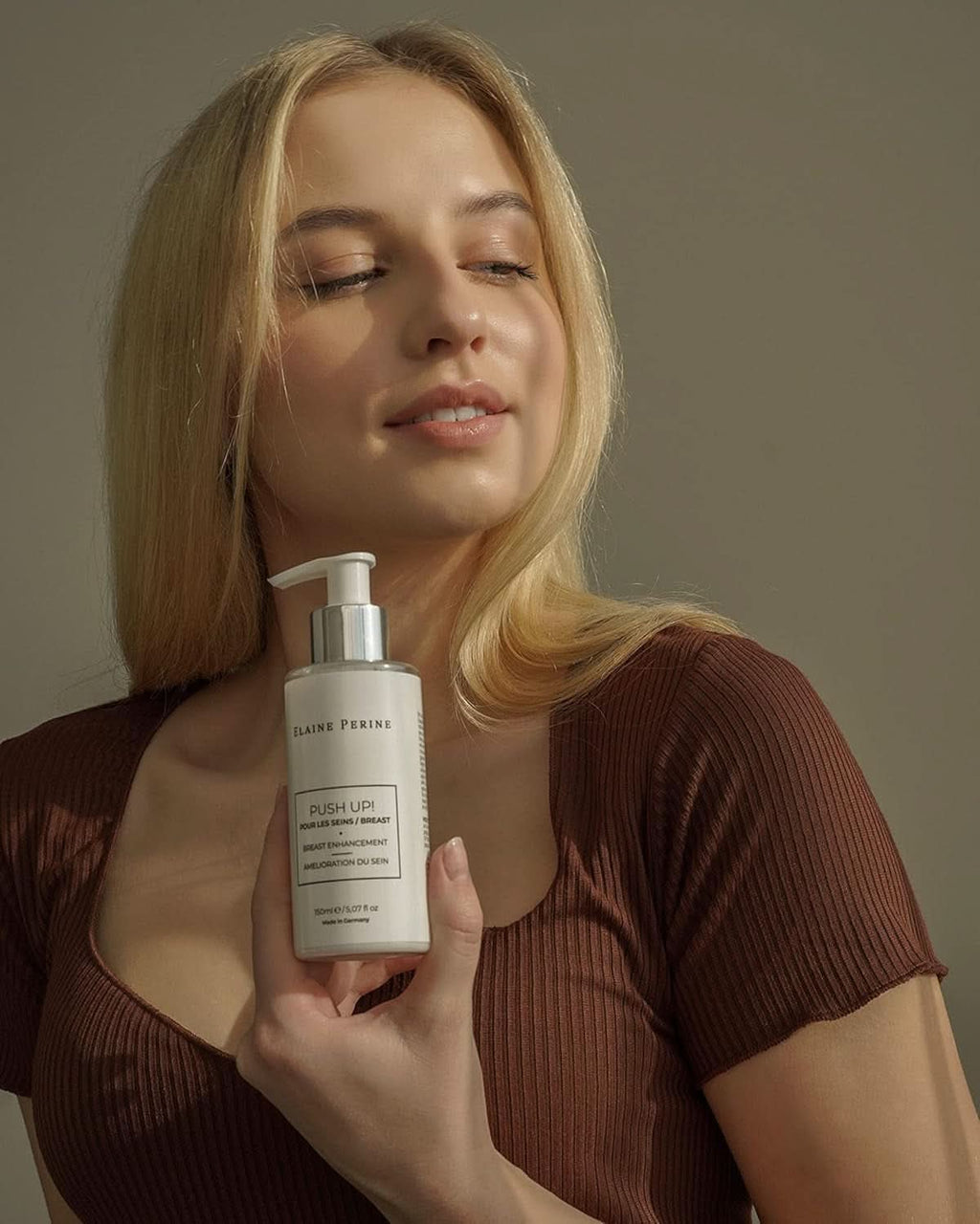 Crema pentru mărirea sânilor și ridicarea sânilor, Ingrediente naturale - PUSH UP! de Elaine Perine ™ Cosmetice si Infrumusetare Naty Shop