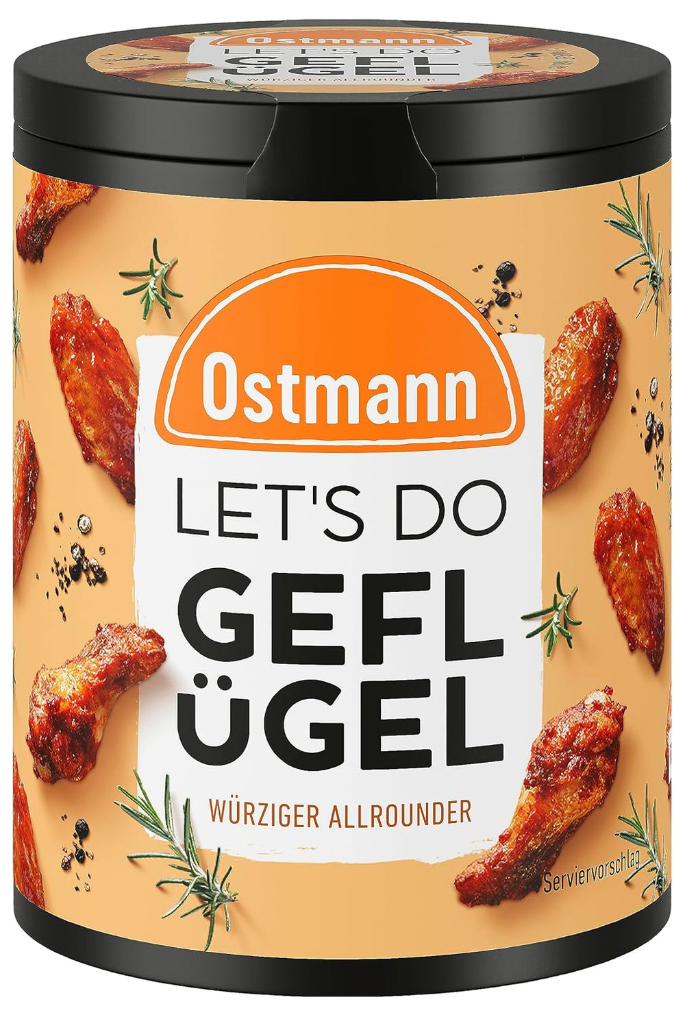 Ostmann Gewürze - Let's Do Fisch Allrounder | Gewürzsalz für Bratfisch, Flammlachs und Meeresfrüchte | Würziger Allrounder s hořčicí, citronem a koprem | 85 g v recyklované tyči Metalldose