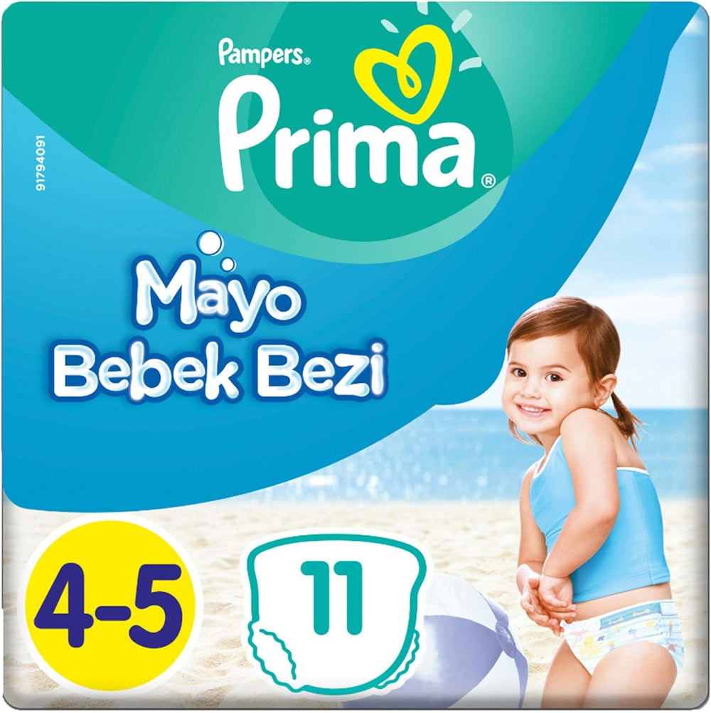 Jednorázové plenky Pampers Splashers Baby Shark Limited Edition 4-5, 11, 9kg-15kg, pro bezpečnou ochranu ve vodě