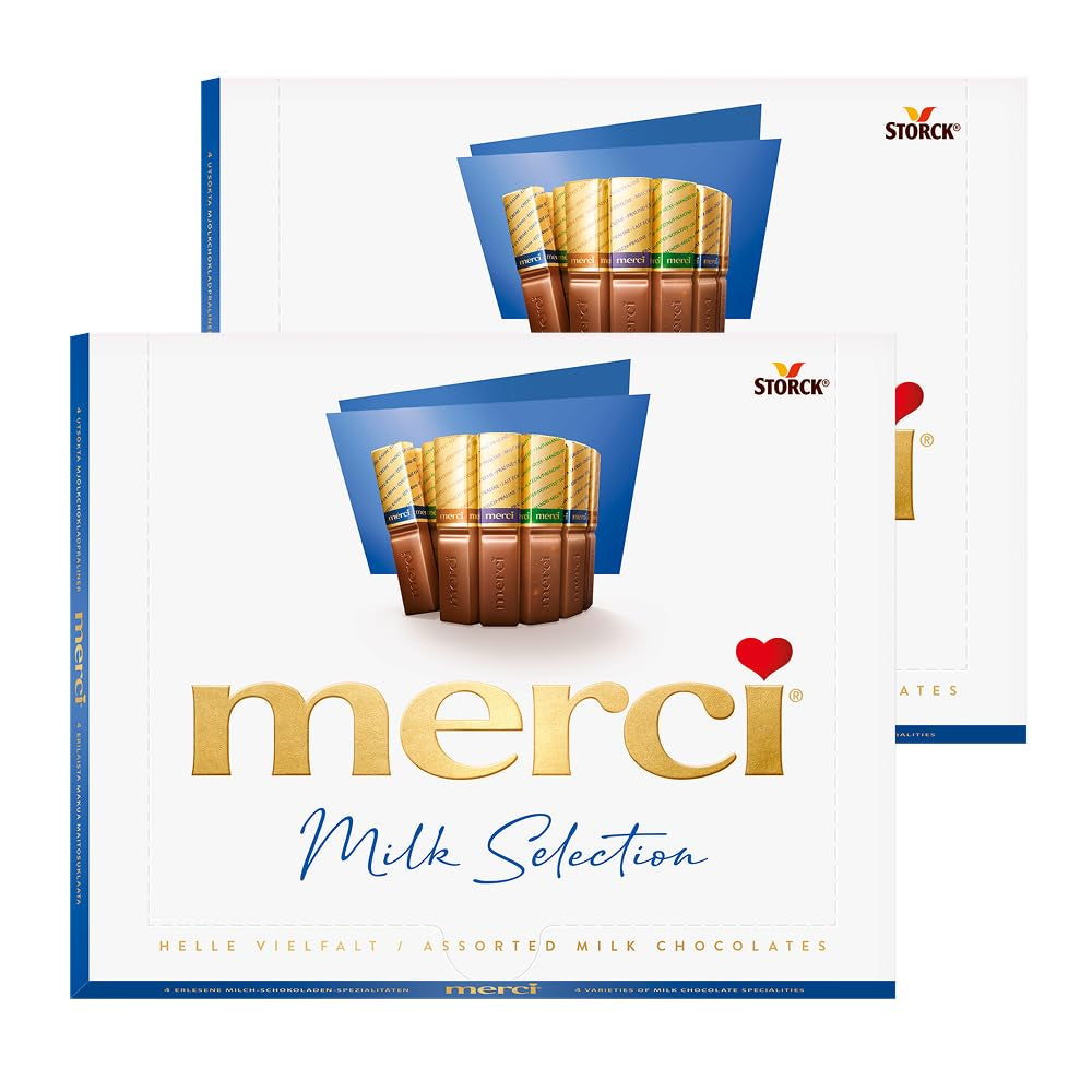 merci Finest Selection Mousse au Chocolat Variety – 1 x 210 g – Speciality Vynikající čokoládová pěna – Plněné i neplněné pralinky