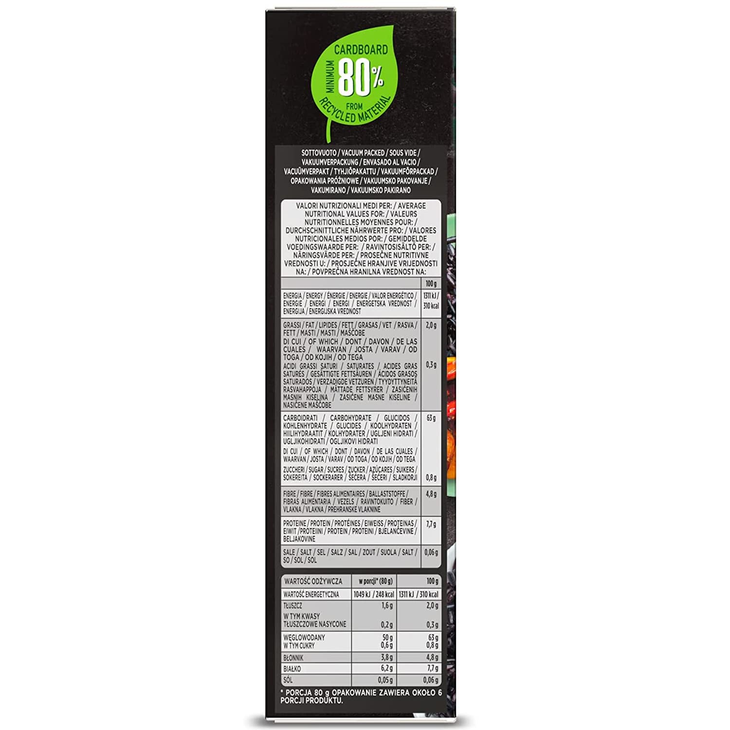 Scotti Black celozrnná rýže Riso Nero Venere 500 g