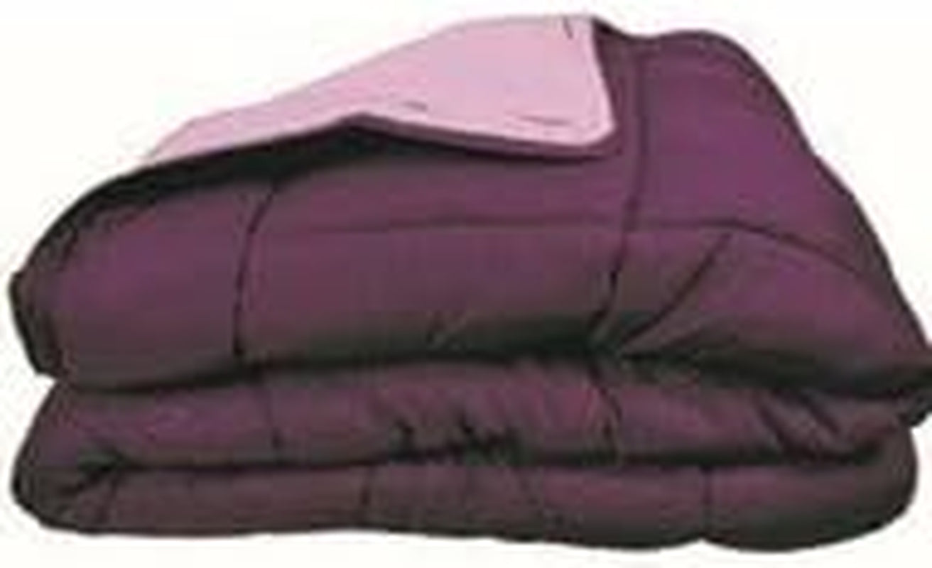 Couette CALGARY Chocolate/Corail 140 Peřiny a přikrývky Naty Shop 240X220X1 Cm