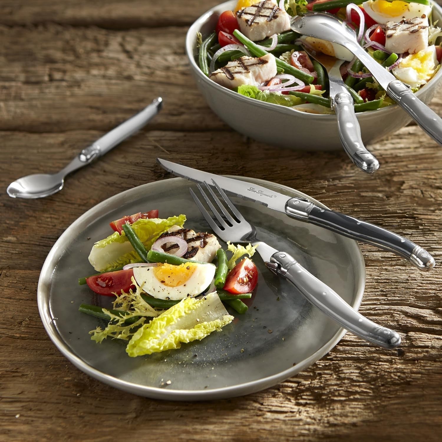 LOU LAGUIOLE TRADITION Set de tacâmuri pentru friptură 24 piese Bucatarie Naty Shop