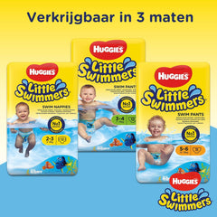 Jednorázové plenky Huggies Little Swimmers Velikost 2-3 - 36 Kalhotky celkem