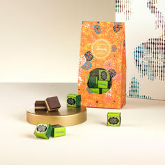 Venchi – Murrine s pistáciovými krémovými pralinkami, dárková krabička, bílá čokoláda, 305 g, bez lepku, bez umělých barviv, bez konzervantů – perfektní nápad na dárek