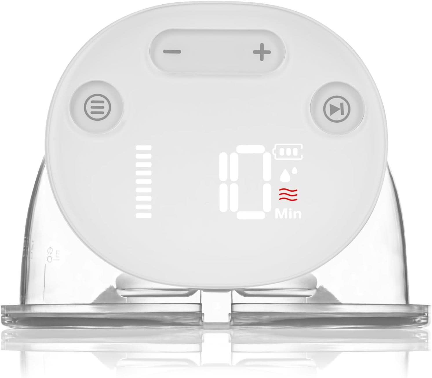 Jednoduchá elektrická odsávačka mateřského mléka LIONELO Fidi Free 180 ml, přenosná odsávačka se 2 fázemi, úspora energie 9 úrovní, 3 velikosti silikonových trychtýřů Časovač Příslušenství Jídlo a kojení Bebe Naty Shop