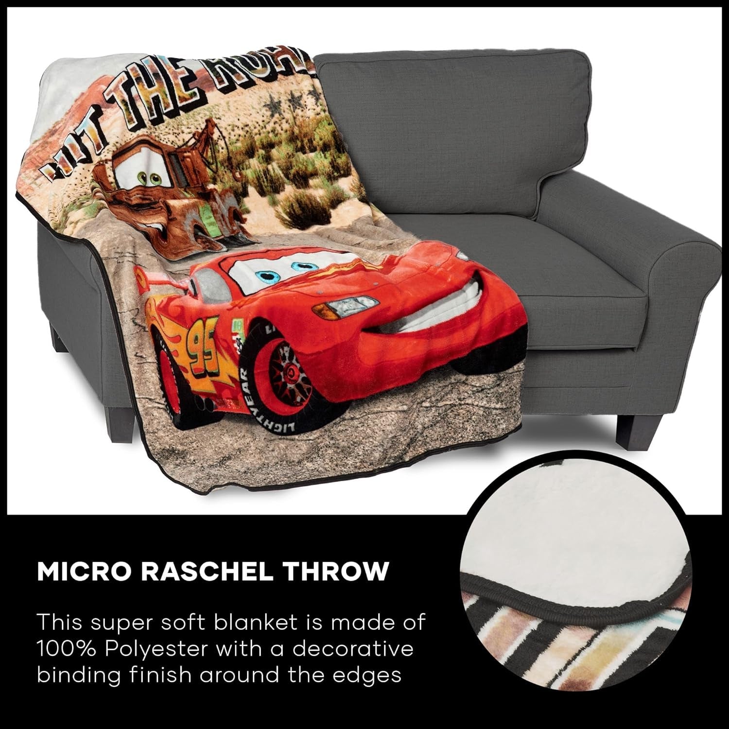Lag3 Throw Deka Cars Micro Raschel Throw Deka, Polyester, On The Street, 46" X 60" Northwest Postele a deky