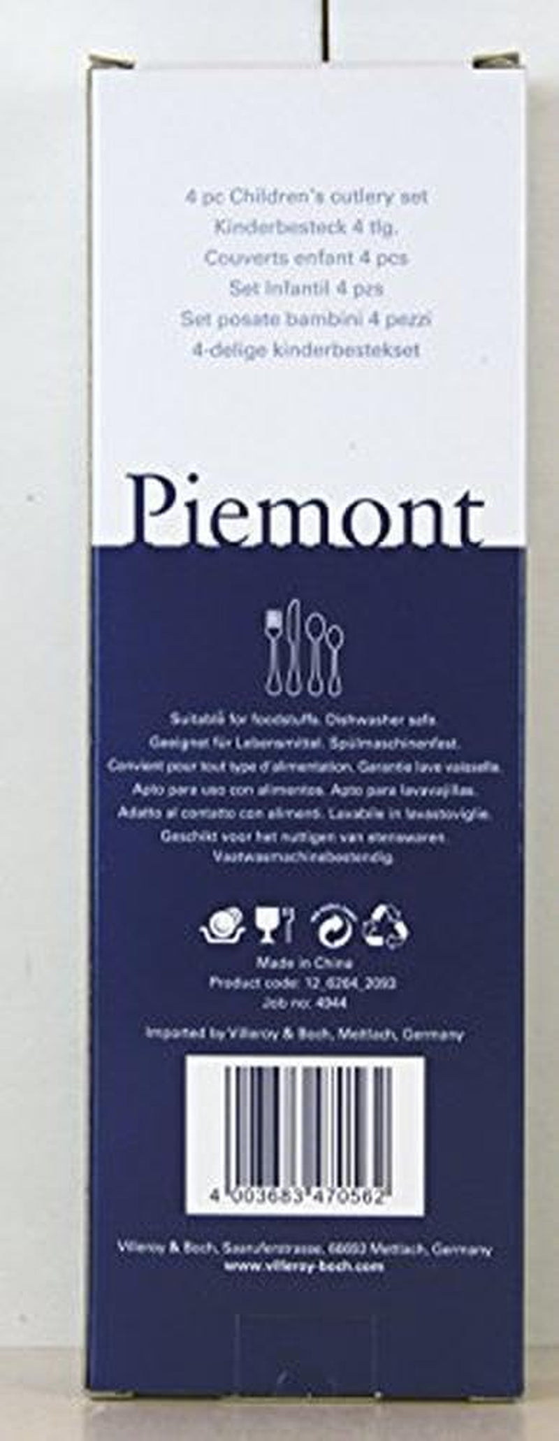 Villeroy And Boch Sada dětských příborů Teddy 4 kusy, nerez 18/10 Kitchen Naty Shop