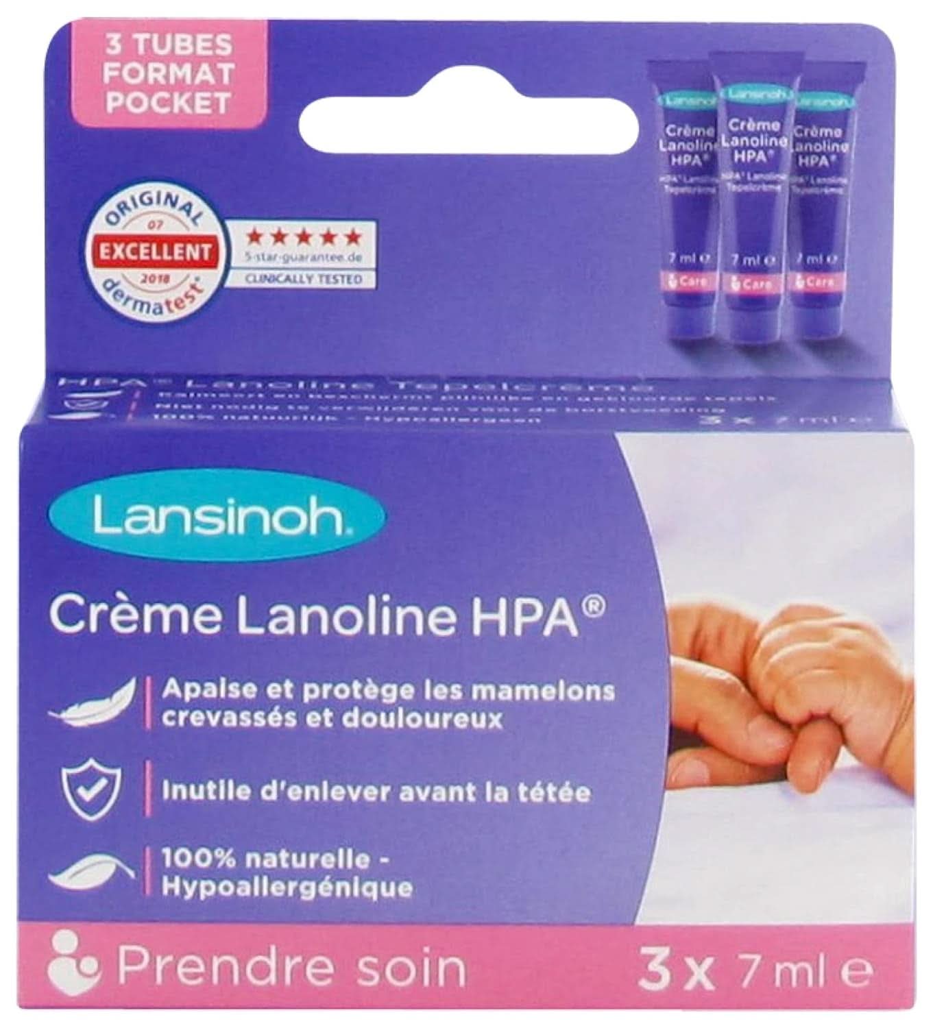 Lansinoh I Lanolin HPA krém, 3 X 7 ml Potraviny a doplňky pro kojení Bebe Naty Shop