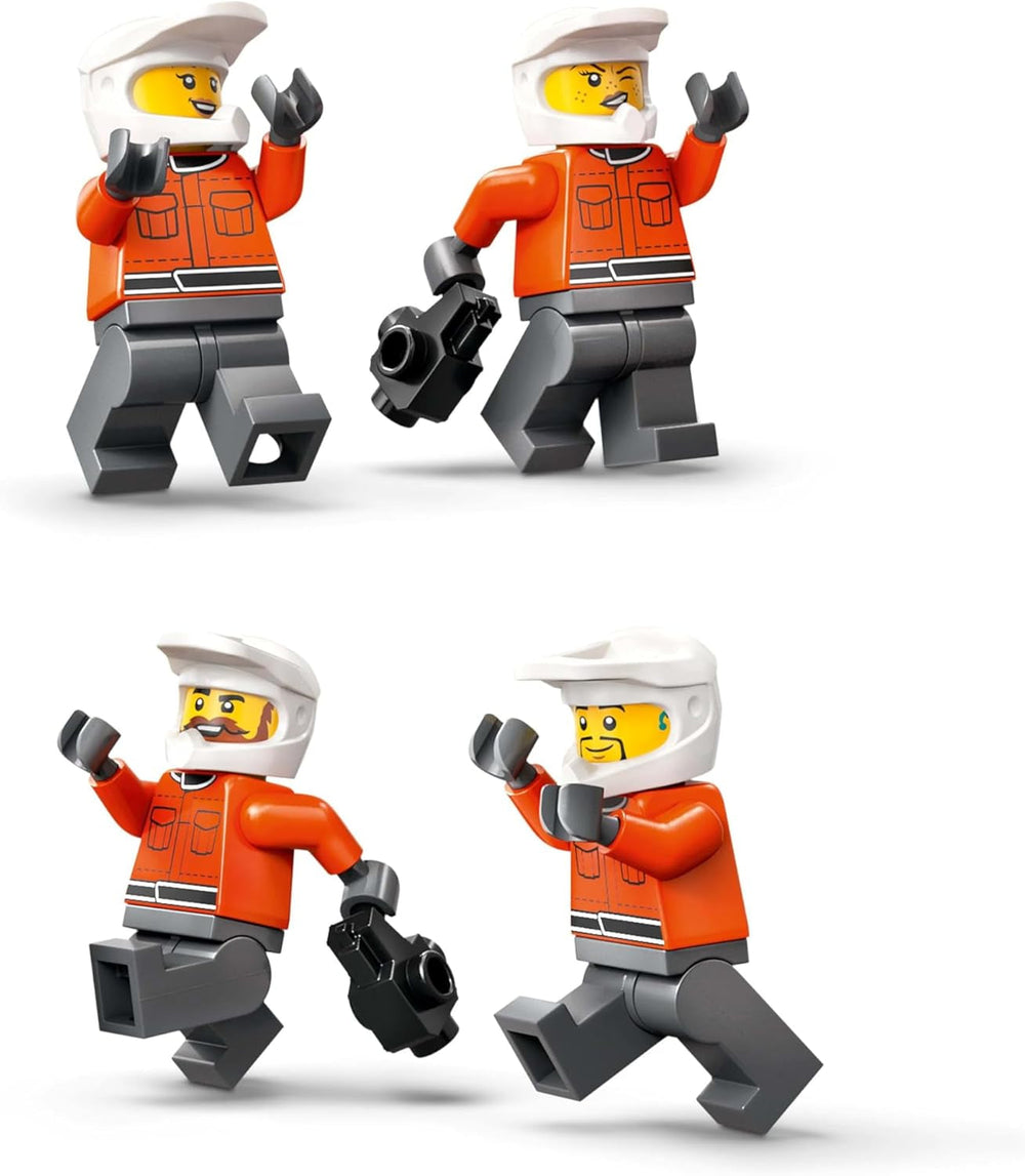 LEGO City F1 Pit Stop s týmem a Ferrari Speedster - Sada pro zastávku v boxech Formule 1 s 1 závodním jezdcem a 4 mechanickými minifigurkami - Hračka závodní auto pro kluky a dívky 6+ - 60443 Stavebnice Beuche den LEGO-Store